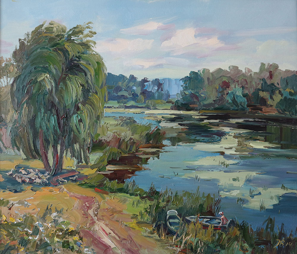 В. Нечепуренко. «Рєпiнські мiсця». 2014. Полотно, олія